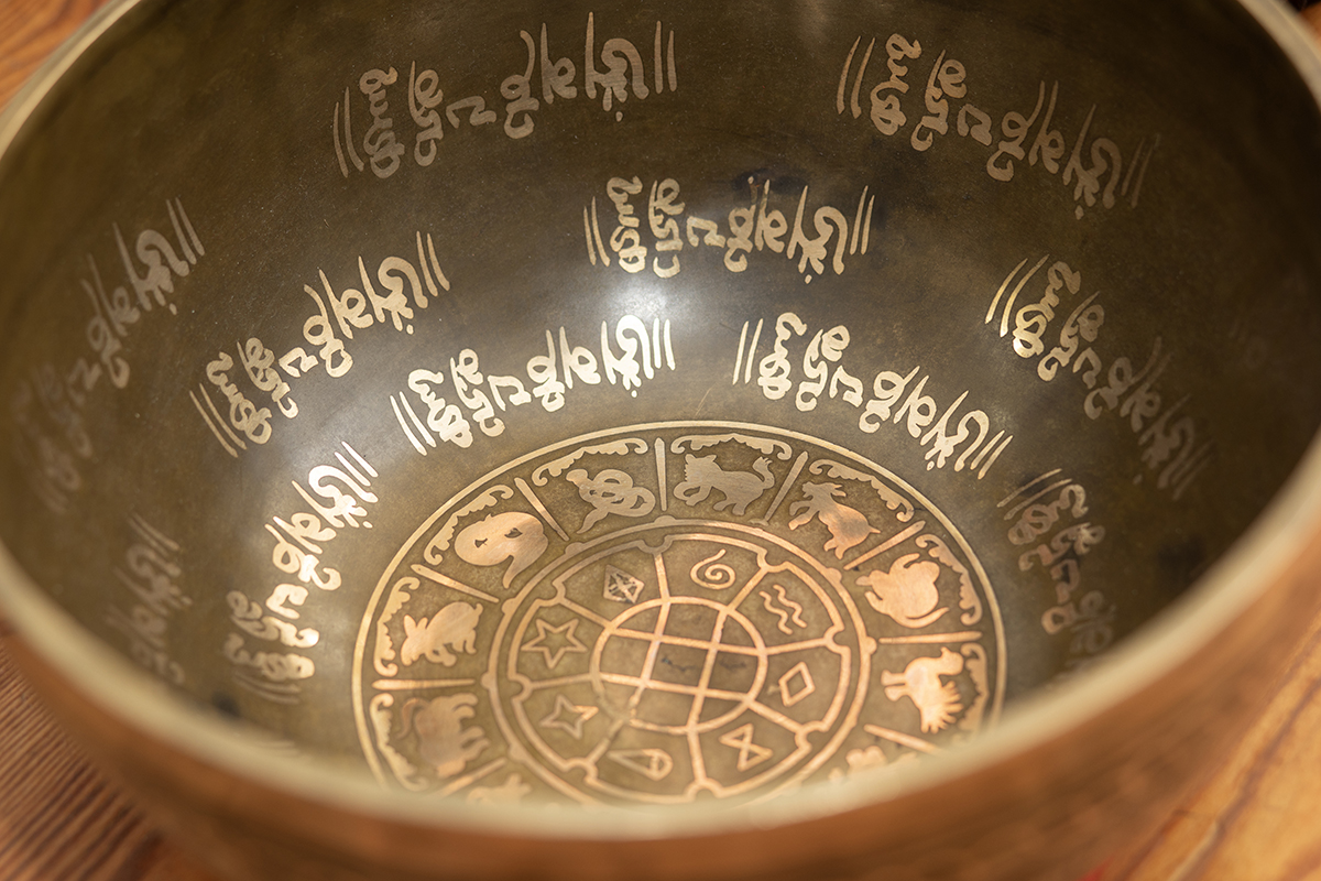 Foto einer Klangschale